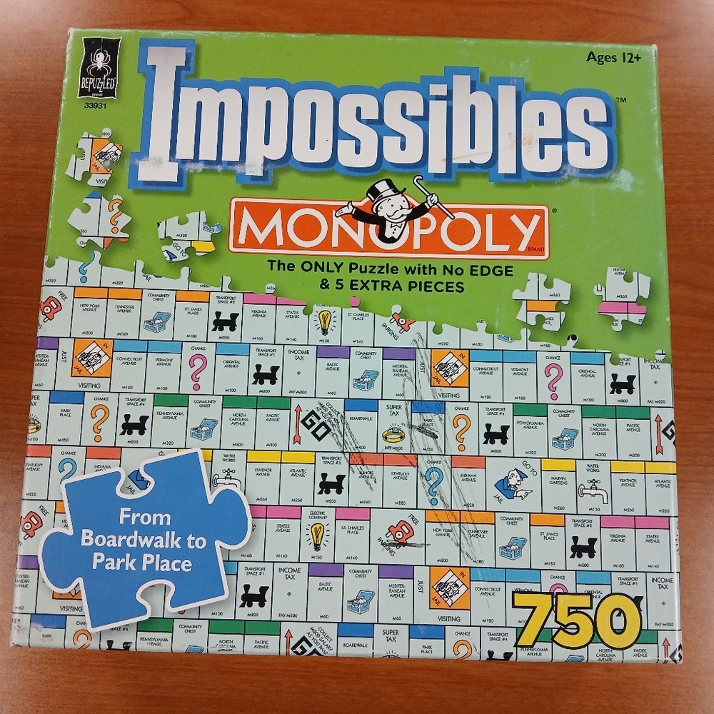 Impossible MONOPOLY puzzle